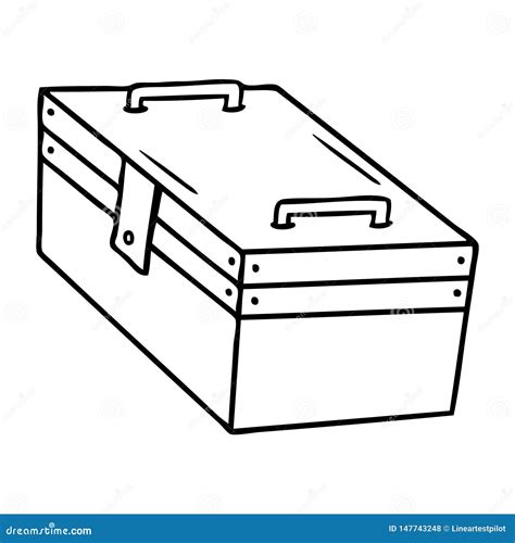 metal art tool box|outline of a toolbox.